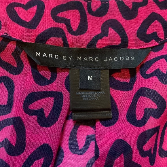 Marc by Marc Jacobs Heart Print Blouse (M) - Picture 3 of 3